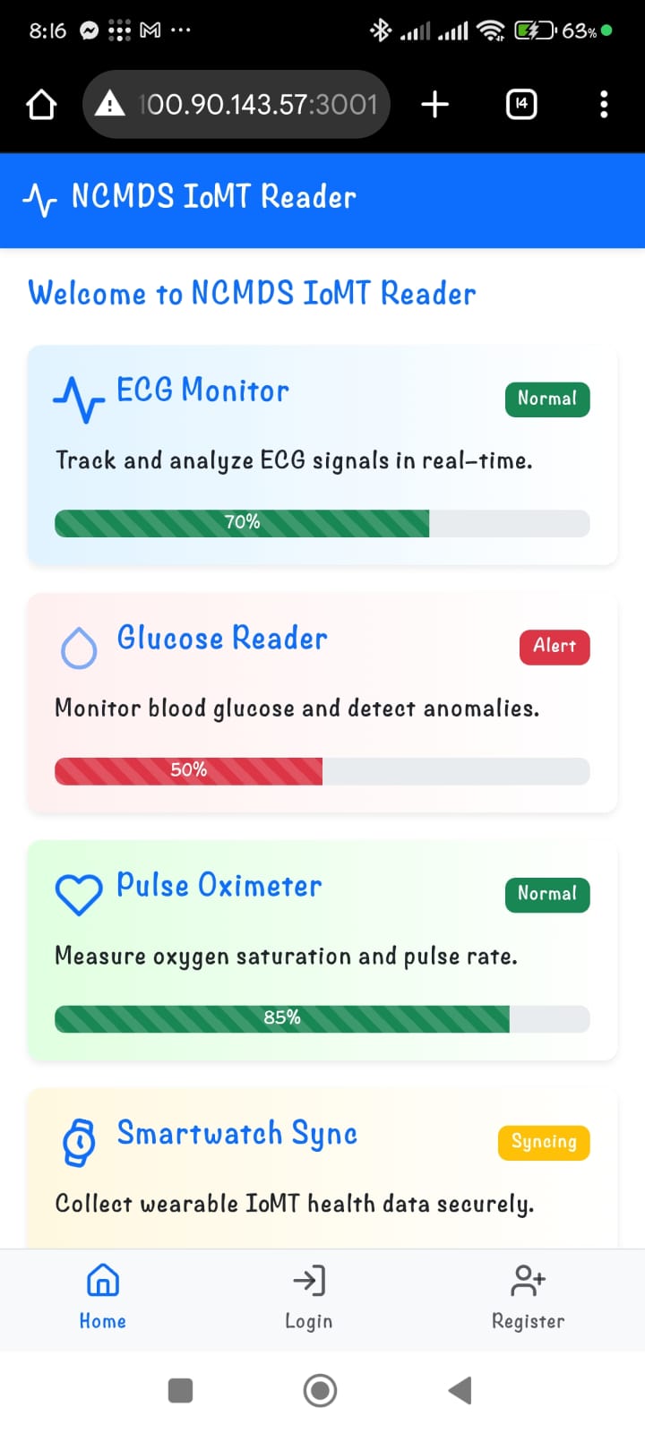 Mobile Application Landing Page