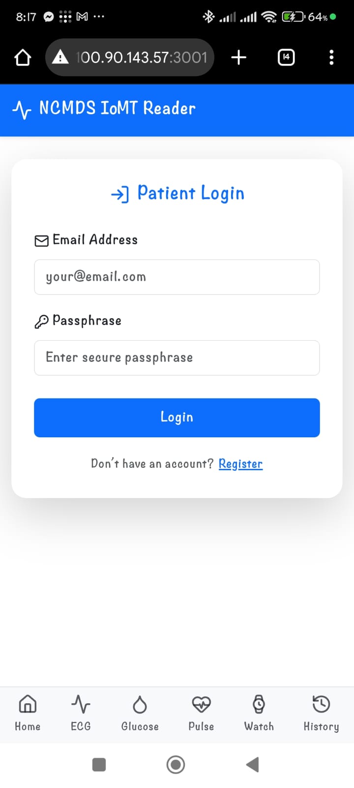 Mobile Application Landing Page